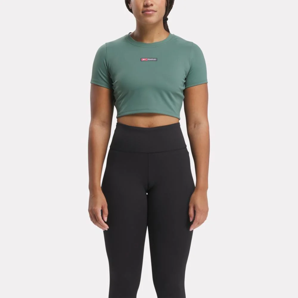 Lux Bold Cropped Women's T-Shirt - Image 5