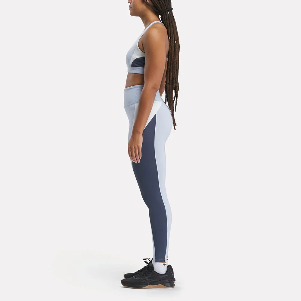Lux High Rise Colorblock Women's Leggings - Image 4