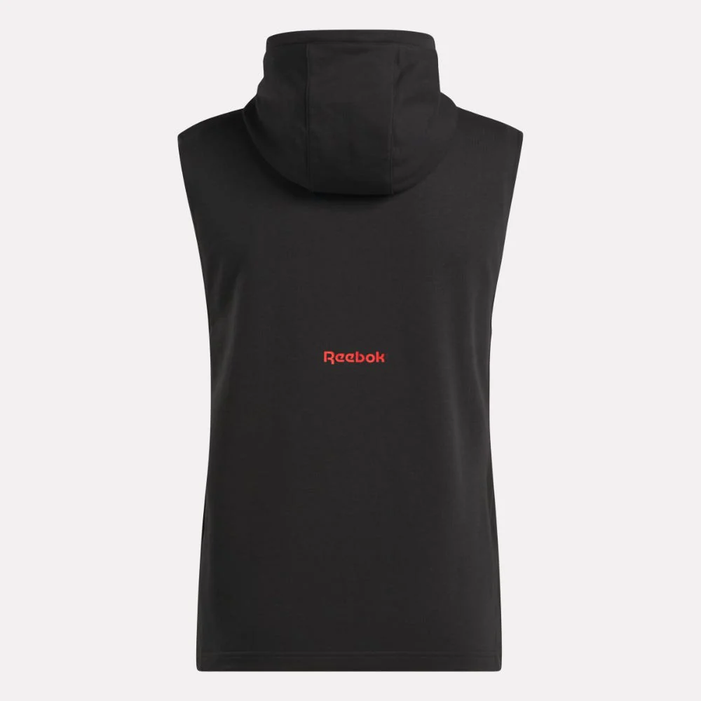 Basketball Sleeveless Men's Hoodie - Image 2