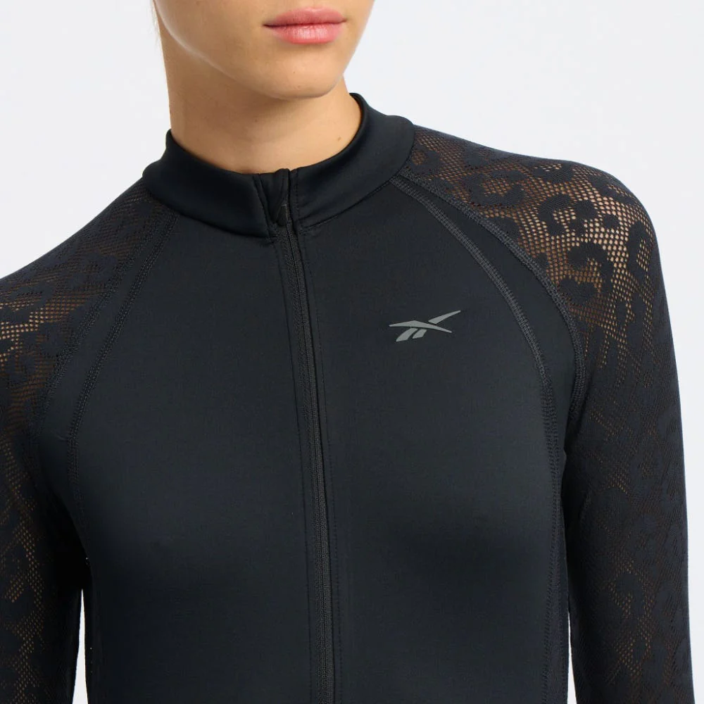 Mesh Zip-Up Women's T-Shirt - Image 4
