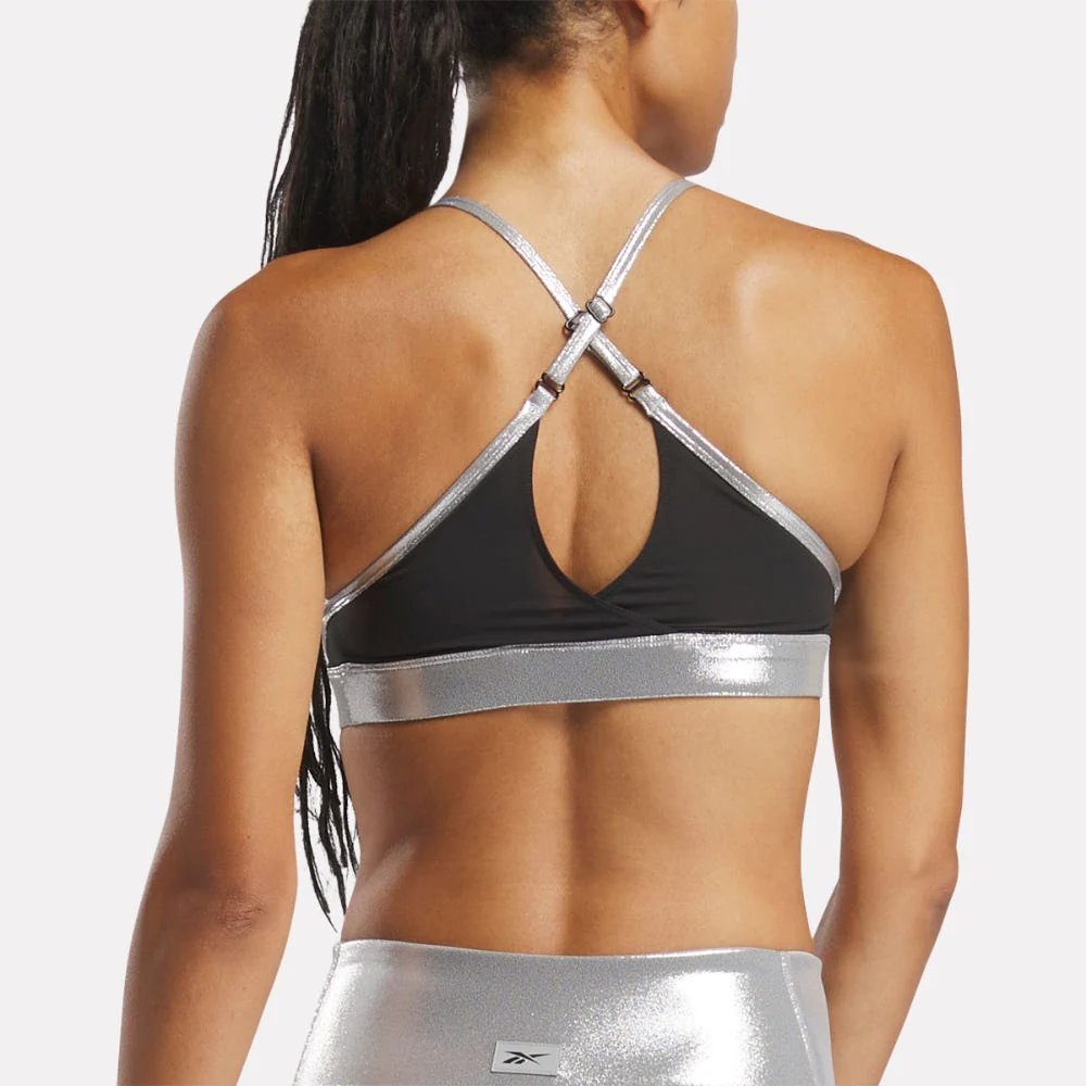 Lux Chrome Strappy Women's Bra - Image 2