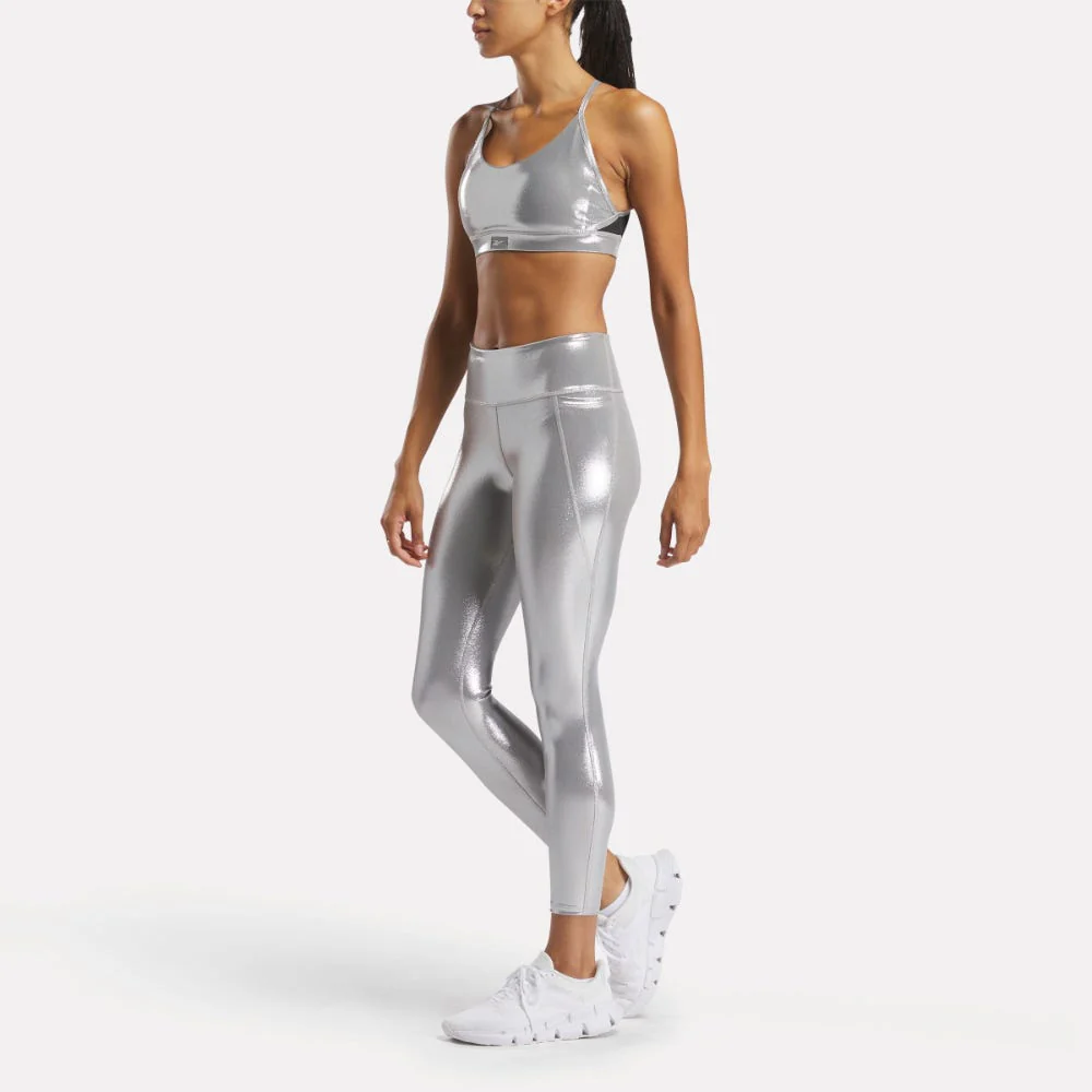 Lux Chrome Strappy Women's Bra - Image 3