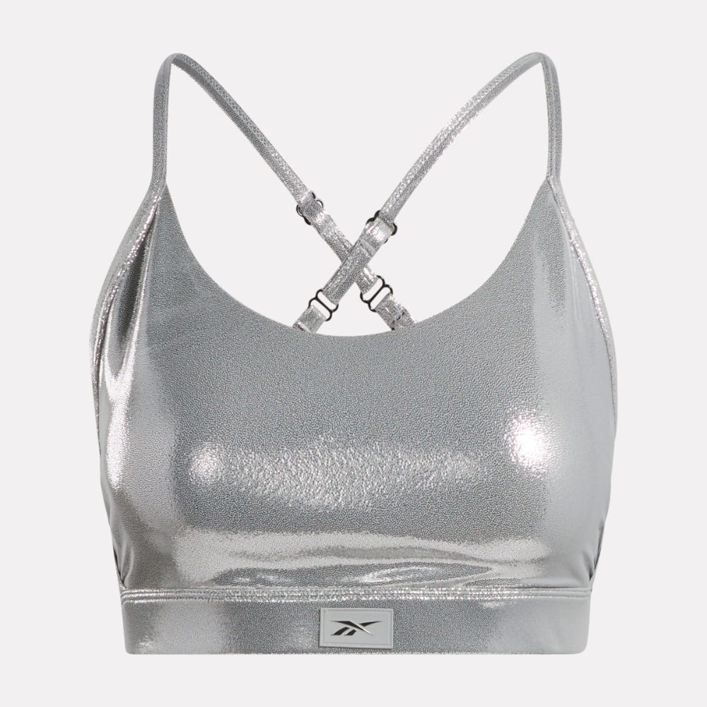 Lux Chrome Strappy Women's Bra - Image 4