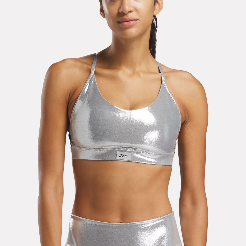 Lux Chrome Strappy Women's Bra - Image 5