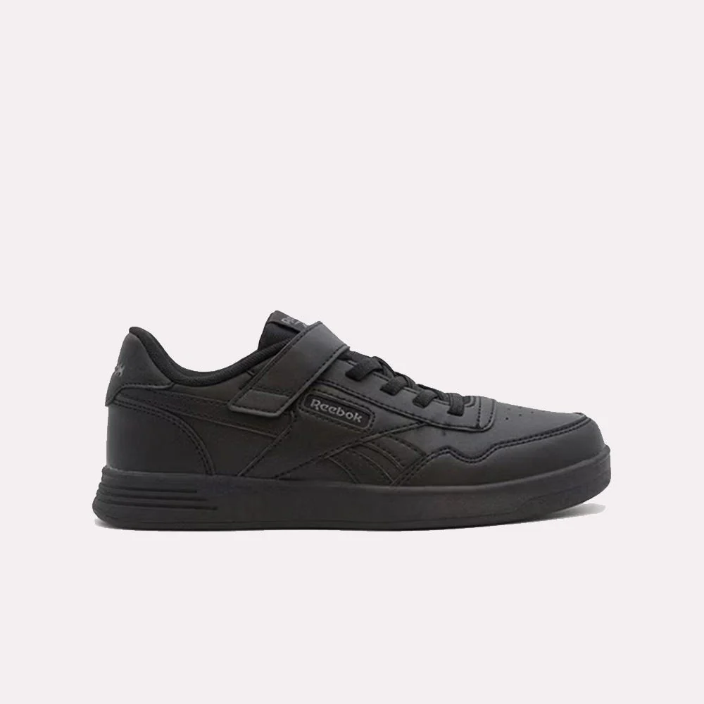 Court Advance Elastic Lace & Top Strap Kids Shoes - Image 5
