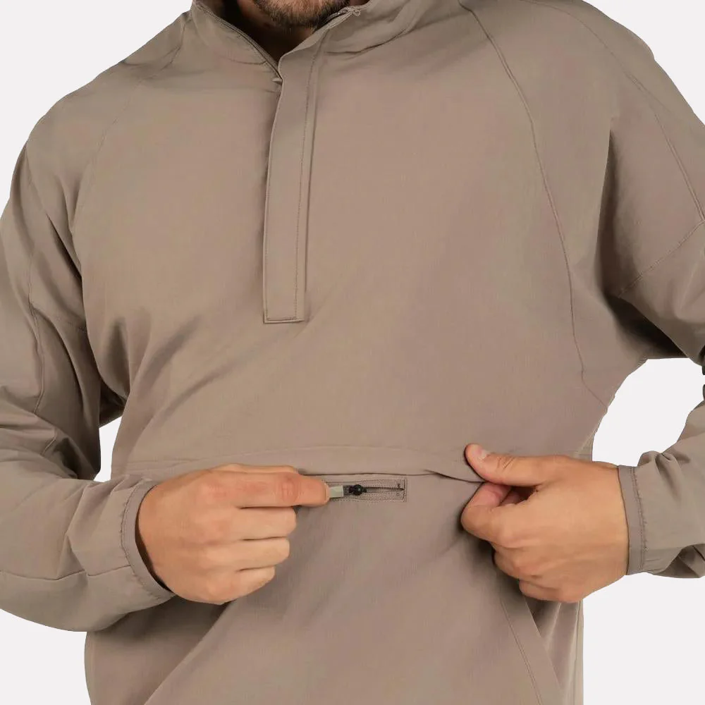 Activ Coll Skystretch Woven Anorak Men's Jacket - Image 3