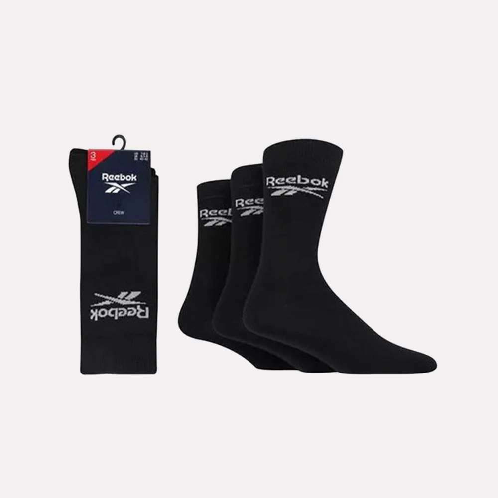 Active Core Crew 3 Pairs Unisex Socks