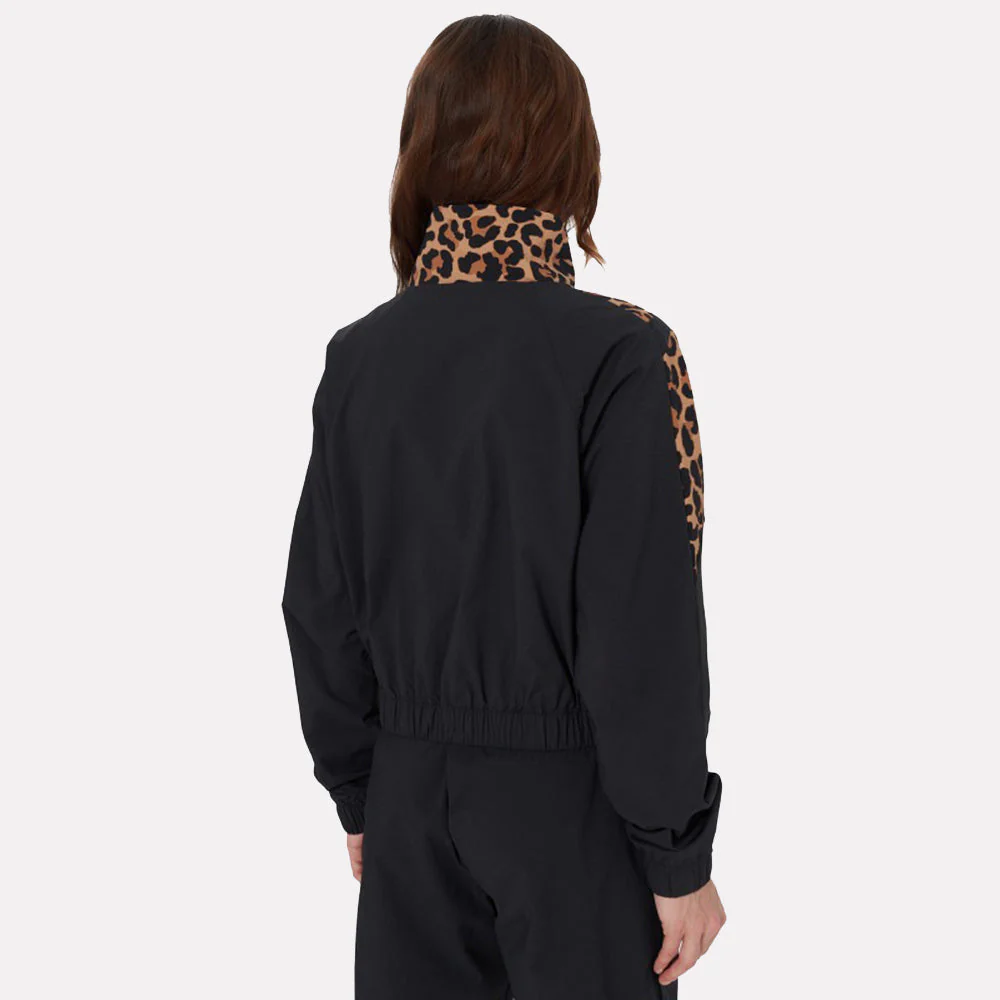 Animal Print Vector Track Women's Jacket - Image 2
