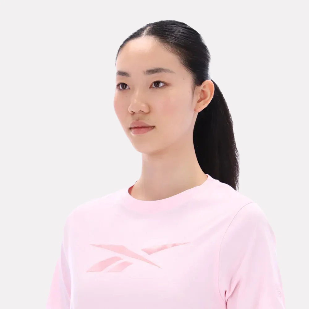 Audrey Tonal Logo Crew Neck Short Sleeve Women's Tee - Image 4