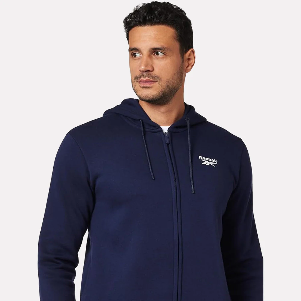 Colton Small Logo Zip Through Men's Hoody - Image 3
