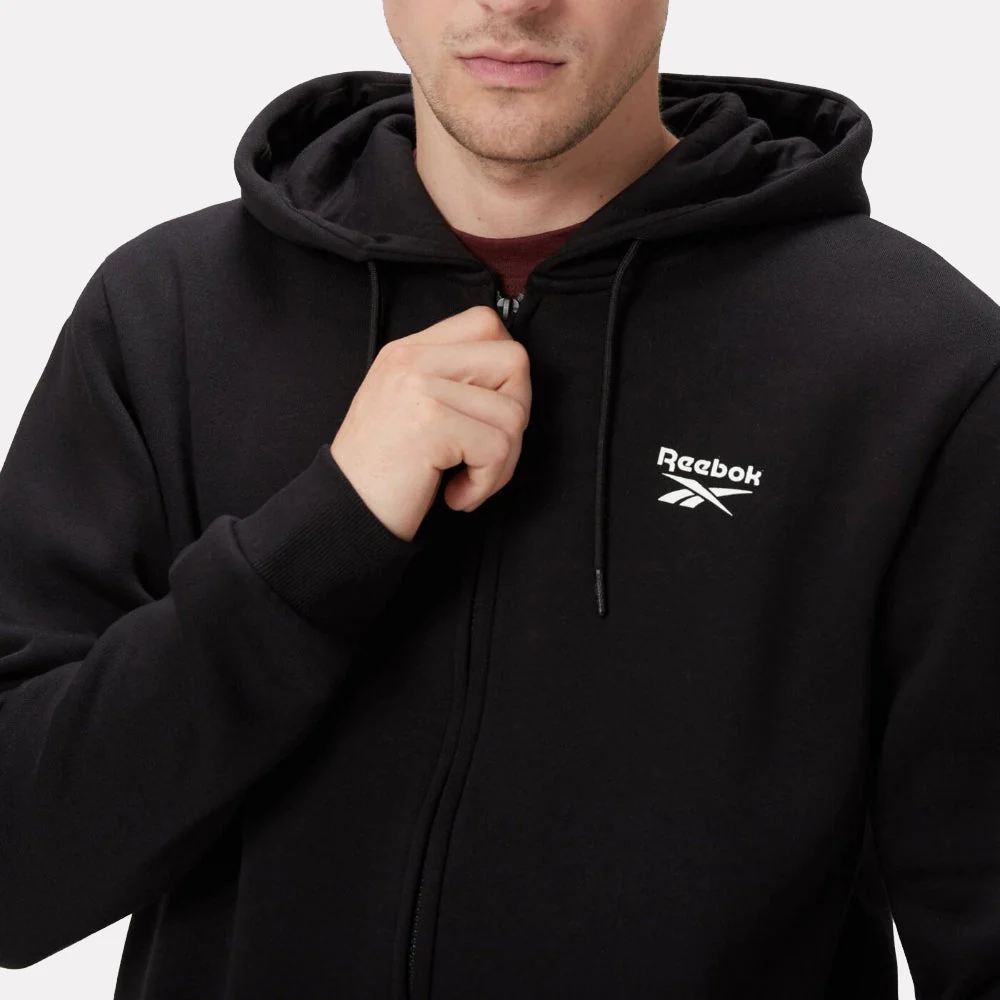 Colton Small Logo Zip Through Men's Hoody - Image 3