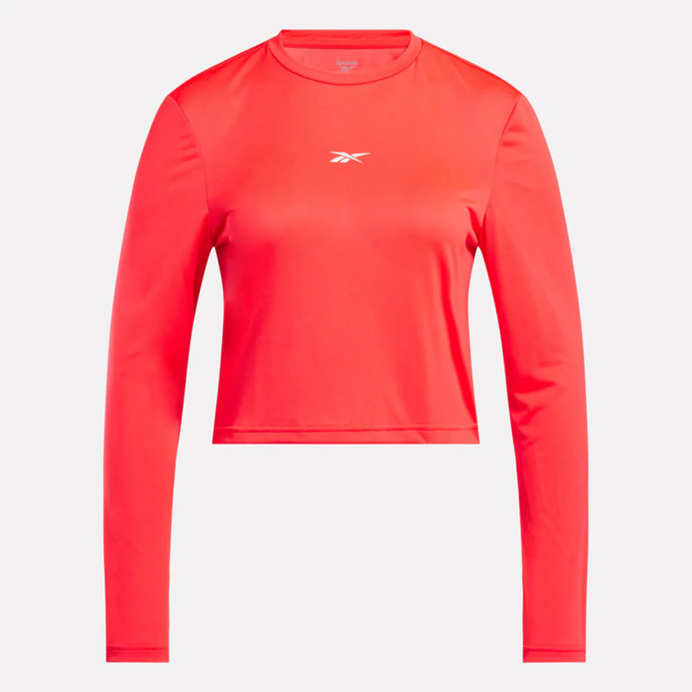 Core Slim Fit Crop Long Sleeve Women's Tee - Image 4