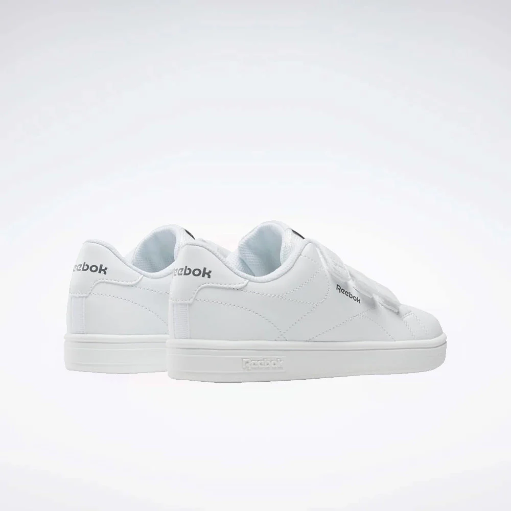 Court Clean Hook & Loop Straps Kid's Shoes - Image 4