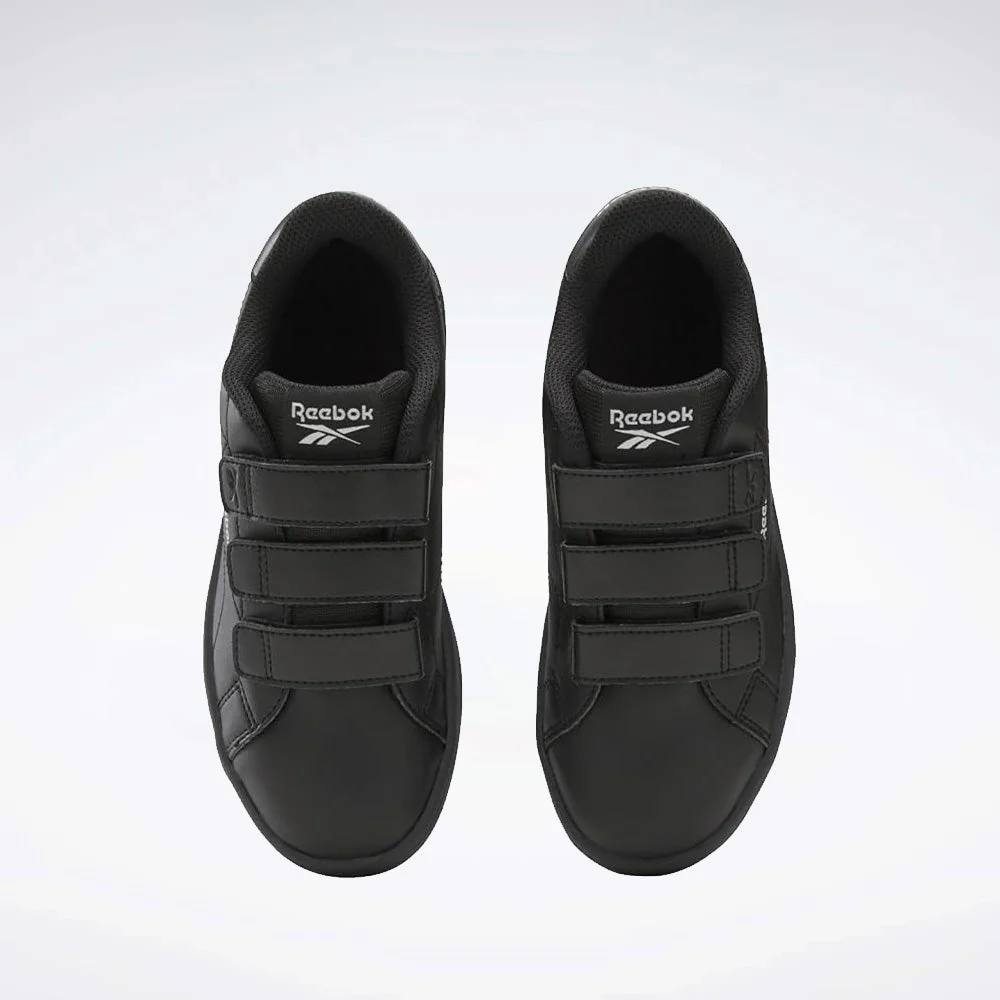 Court Clean Hook & Loop Straps Kid's Shoes - Image 3