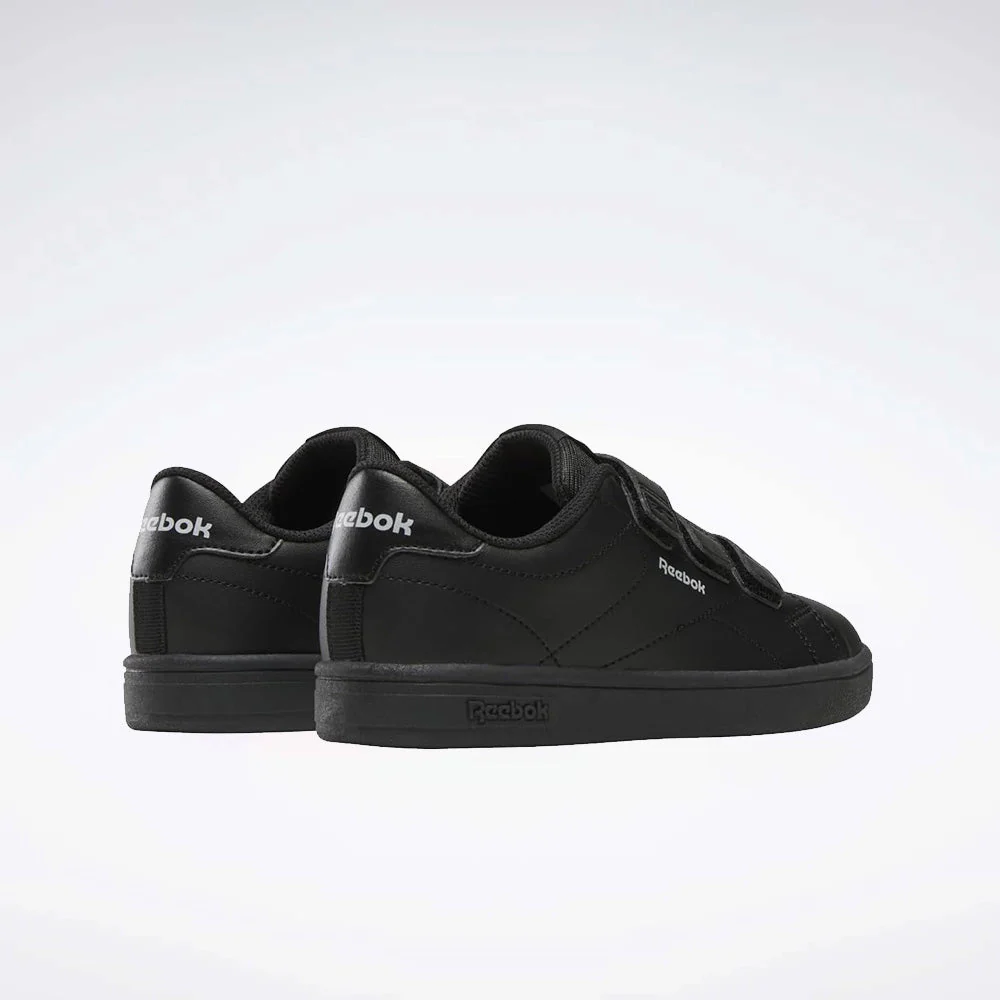 Court Clean Hook & Loop Straps Kid's Shoes - Image 4
