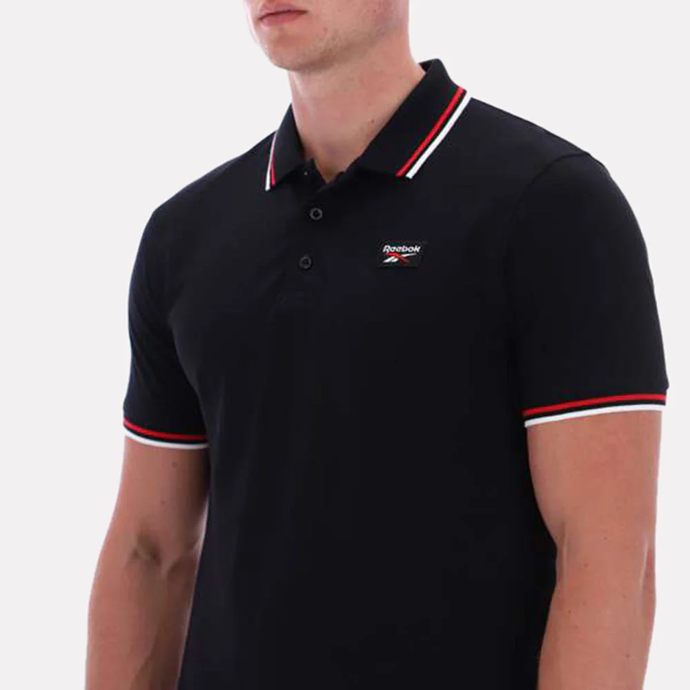 Drake Tipping Clr & Cuffs Short Sleeve Polo Men's T-Shirt - Image 4