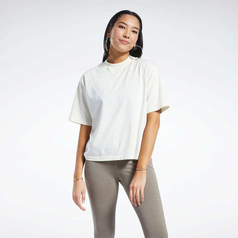 Classics Natural Dye Boxy Women's T-Shirt Nondye - Image 5