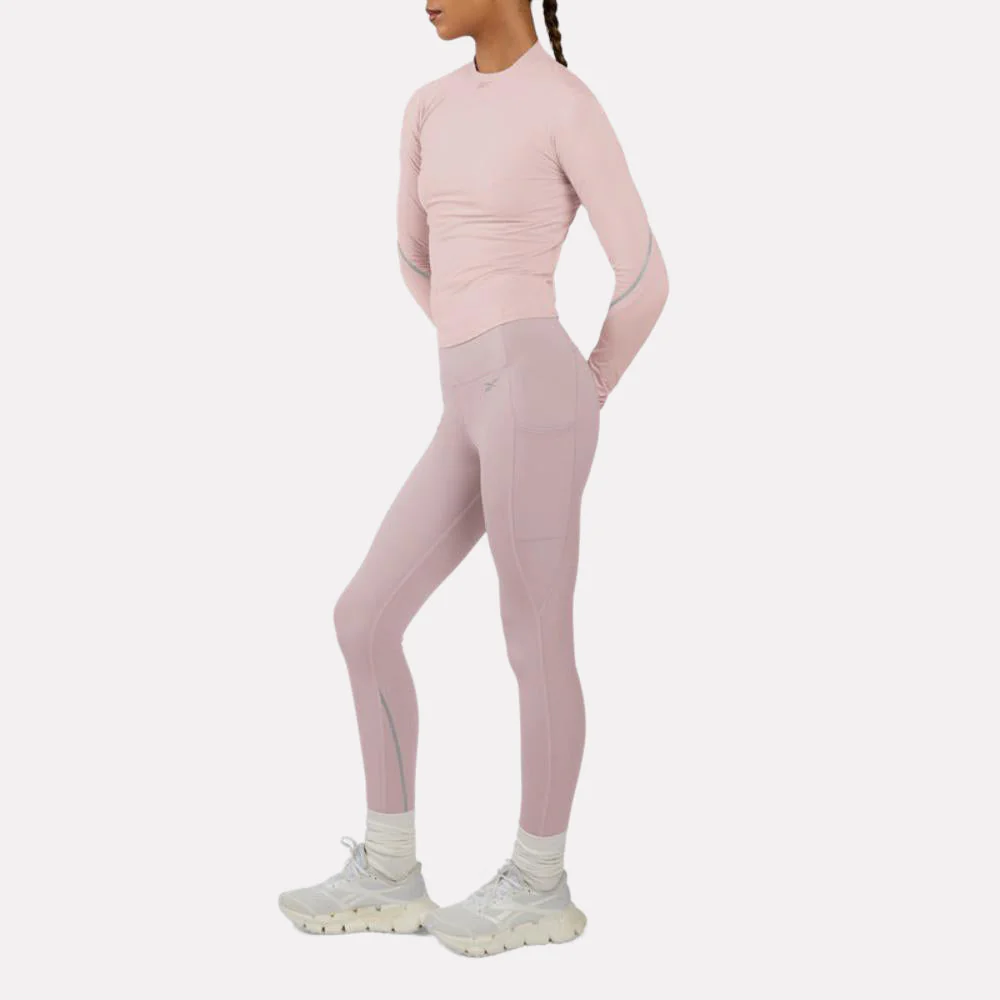 High Rise Full Length Women's Tights - Image 3
