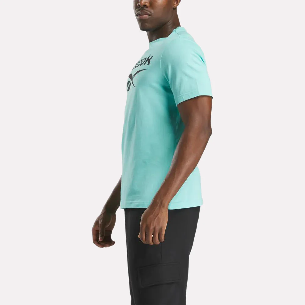 Identity Big Stacked Logo Men's T-Shirt - Image 3