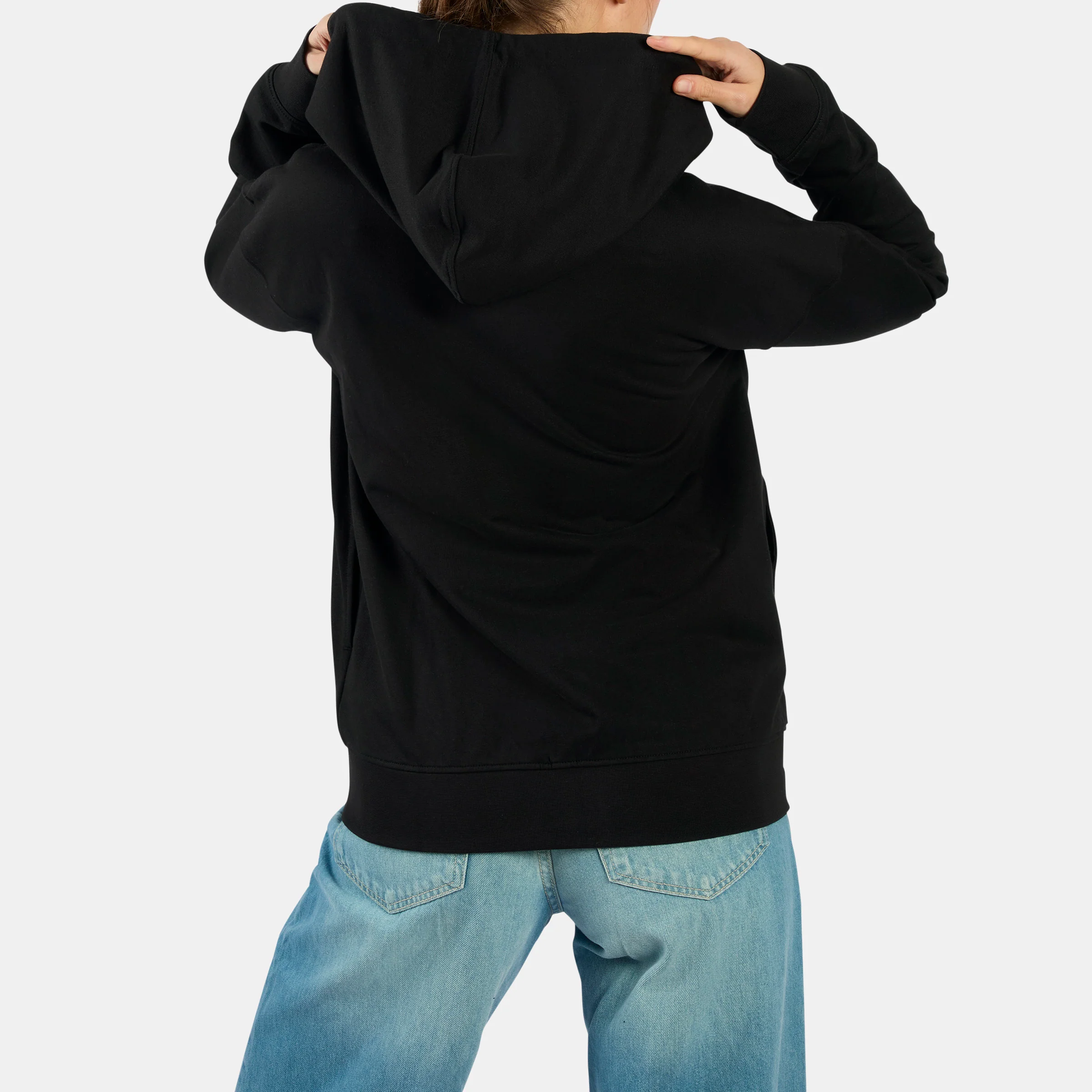 Identity Small Logo Full Zip Women's Hoodie - Image 2