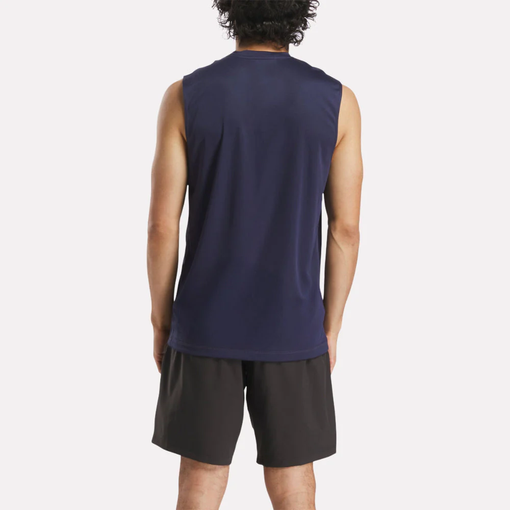 Identity Train Sleeveless Tech Men's Tee - Image 2