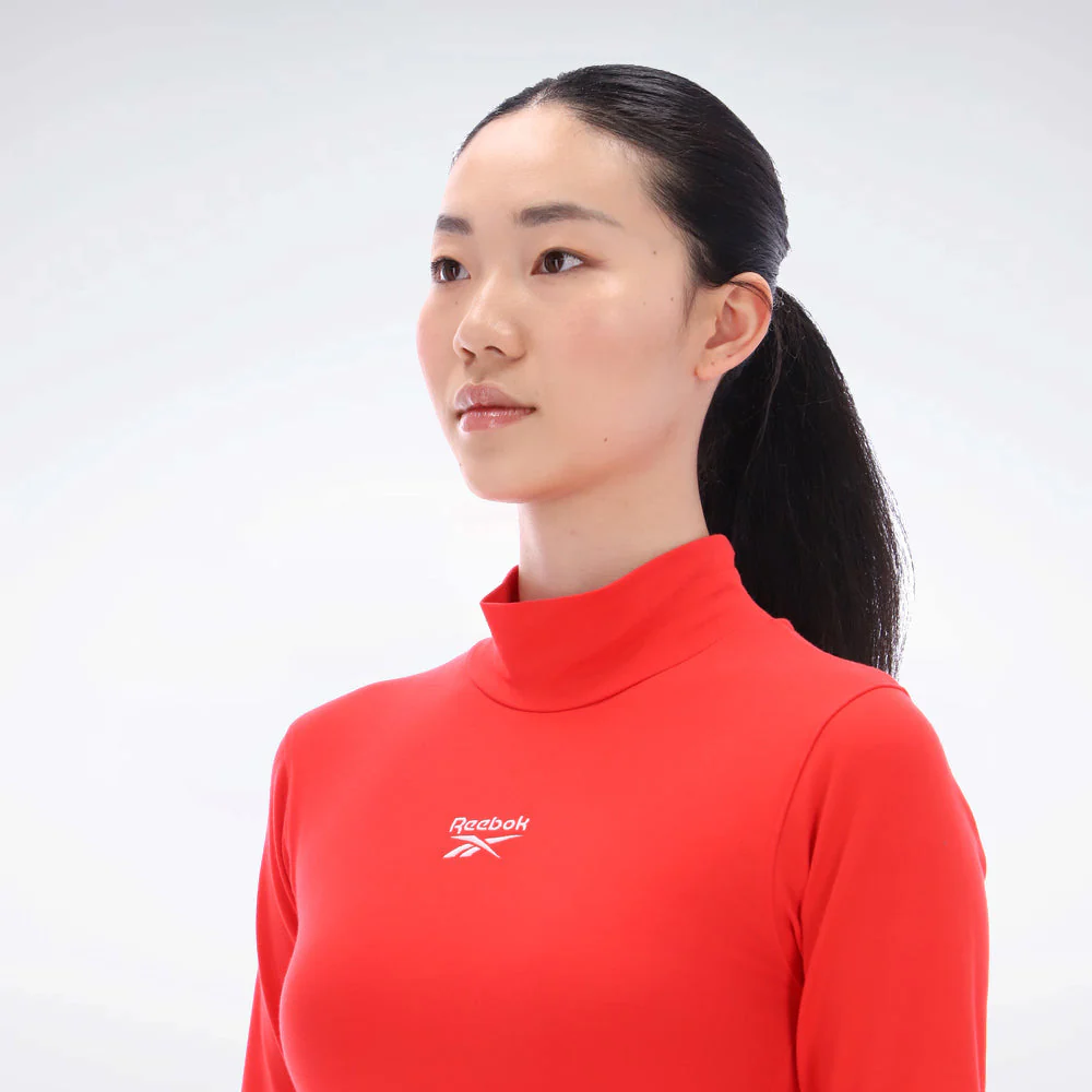 Jade Long Sleeve Roll Neck Slim Crop Top - Image 3