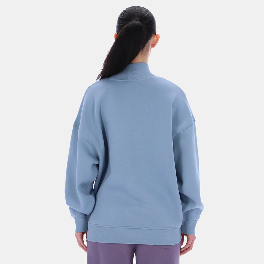 Longline Roll Neck Women's Sweatshirt - Image 2