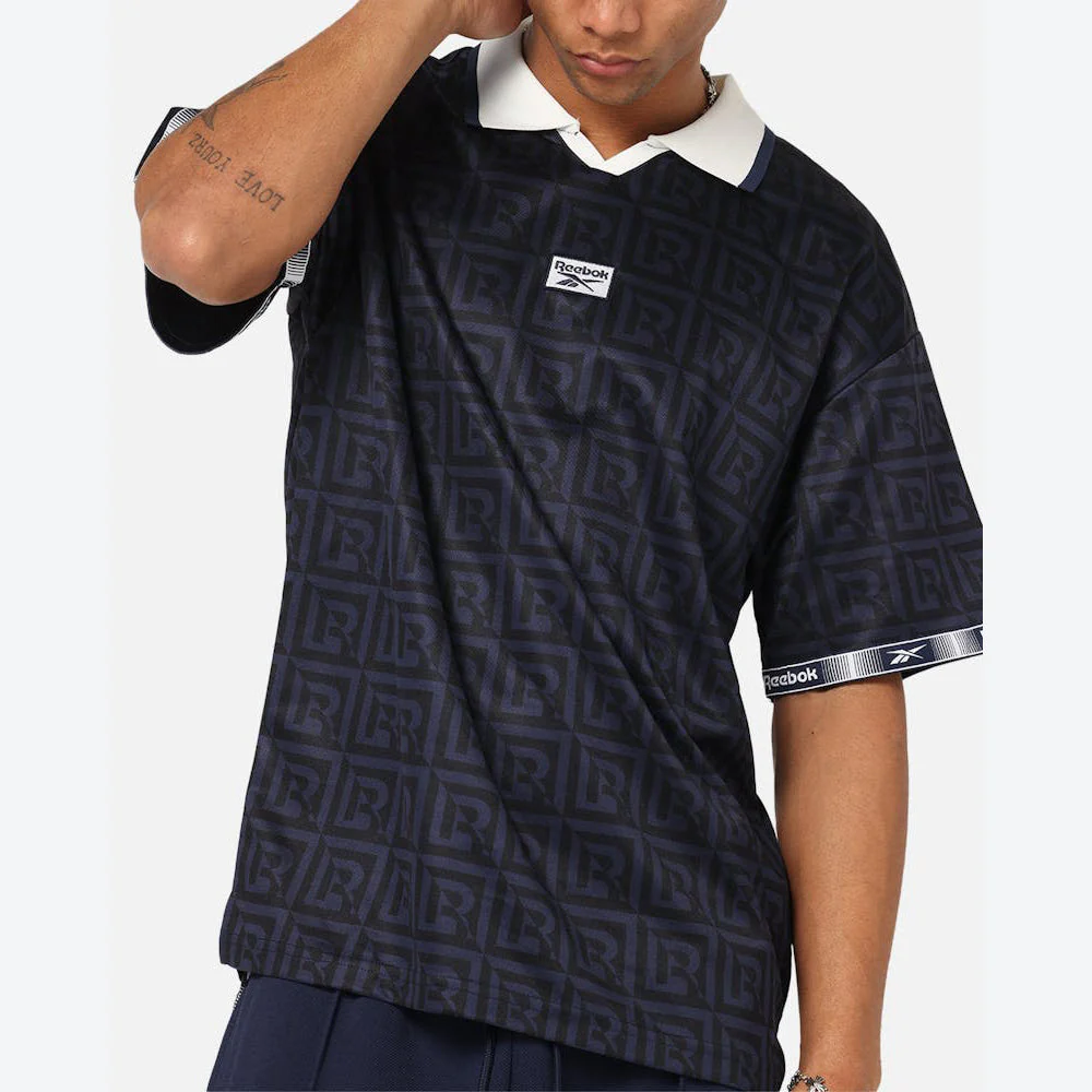 Monogram Football Polo Men's T-Shirt - Image 3