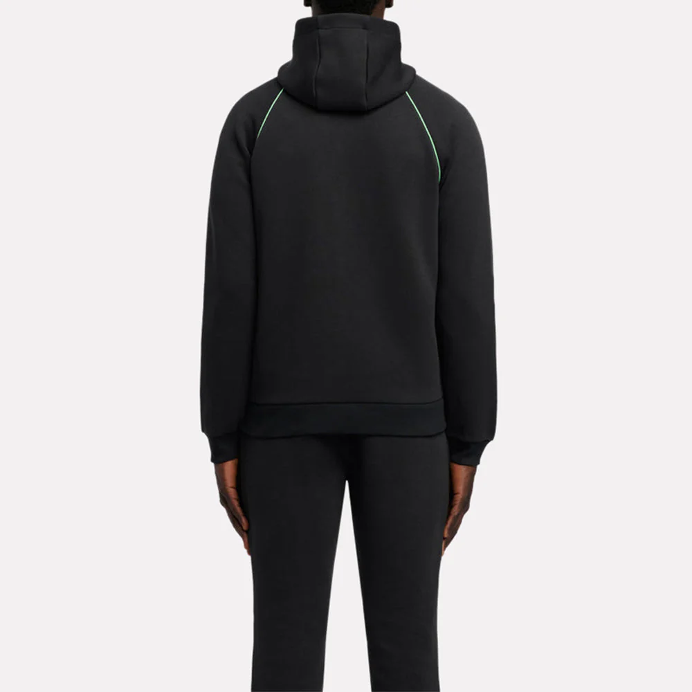 Sport Street Piping Spacer Full Zip Men's Hoodie - Image 2