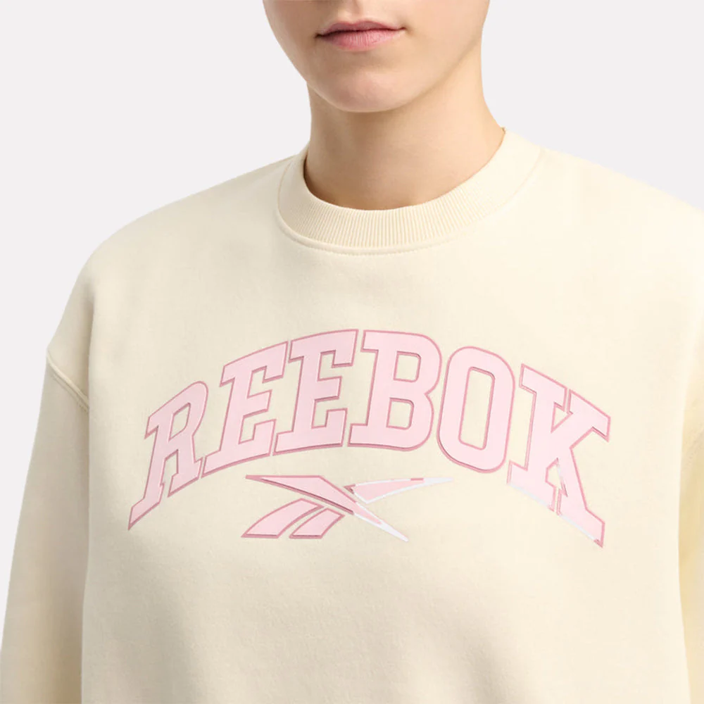 Varsity Arch Fleece Crewneck Women's Sweatshirt - Image 4
