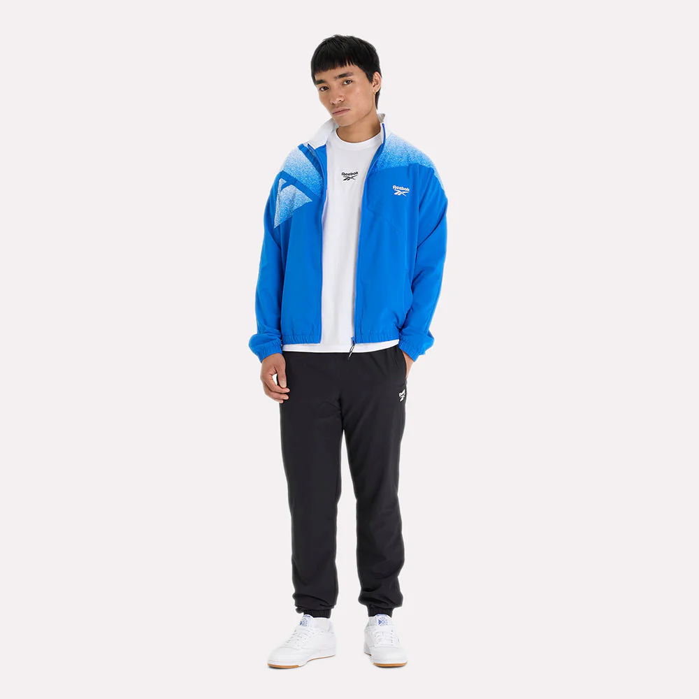 Vector Spray Print Men's Track Jacket - Image 4