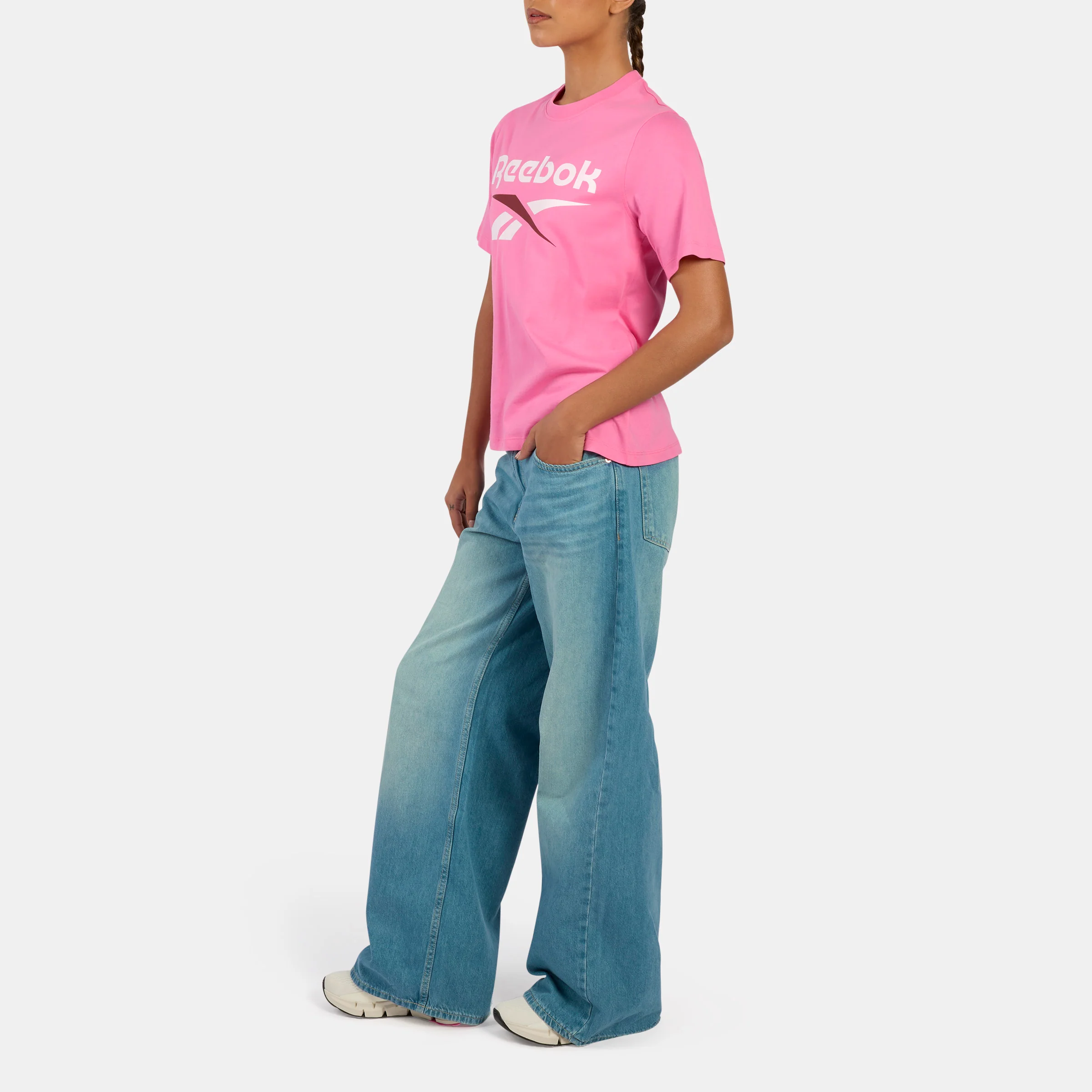 Wren 2 Colour Logo Crewneck Short Sleeve Women's Tee - Image 4
