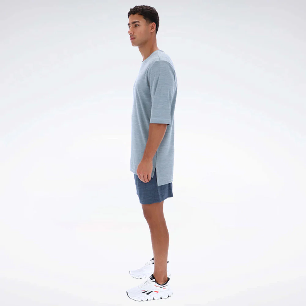 Yoga Relaxed Long Line Men's Tee - Image 4